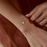 Sıra Top Flower Bileklik