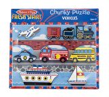 Araçlar 2+ Yaş Büyük Boy Puzzle 7 Parça