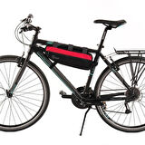 Bikepacking Kadro Altı Çanta - M Kırmızı