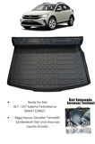 Sahler Volkswagen Taigo 2021+ Uyumlu 4.5d Premium Havuzlu Paspas ve Liner Marka 3D ÜST Bagaj Havuzu
