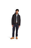 Garfield Mid Weight Hooded Puffer Jacket Erkek Siyah Mont Tb0a6g390011