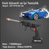 Powermaster PM-7728 Araç Yıkama Seti Tazyikli Su Püskürtme Cihazı Basınçlı Su Tabancası 