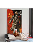 Vladimir Ilyic Lenin - Eski SSCB Halk Komiserleri Kurulu Başkanı Duvar Örtüsü-7729