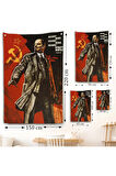 Vladimir Ilyic Lenin - Eski SSCB Halk Komiserleri Kurulu Başkanı Duvar Örtüsü-7729