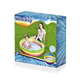 62008 Pompalı, Bestway 51104 3 Boğum Şişme Zemin Çocuk Havuzu 102x25cm
