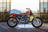 Harley Davidson XR750 Turuncu/Siyah 1:18 Model Motosiklet