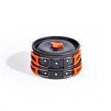 Rüzgar Koruması ile Eksiksiz Kamp Mutfak Seti