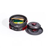 11 Parça Kamp Tencere Tava ve Çatal Kaşık Bıçak Seti