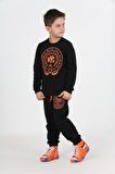 ÇocukYoluKids Tourment Siyah Erkek Eşofman Takım A1111141214001