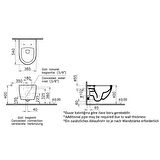 Vitra Sento Rim-Ex Beyaz Asma Klozet 7748B003-0559, Vitra Slim Yavaş Kapak 120-003-009