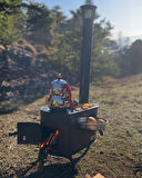 Genco GK01 Fırınlı Kamp Sobası Taşınabilir Çadır Sobası