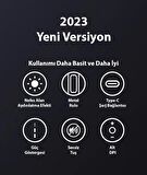 Coofbe 2.4G Şarj Edilebilir Şarj Göstergeli 4DPI 2.4G Kablosuz Mouse Windows İos Mac Uyumlu Mouse