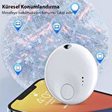 Coofbe Apple Lisanslı Akıllı Takip Cihazı Air Tag GPS Kedi Köpek Araç Bavul Araç Takip Cihazı Airtag
