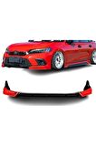 Honda Civic Fe (2021-2023) Uyumlu Yofer Style Ön Lip 3 Parça (Plastik)