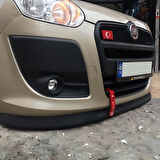 Fiat Doblo 3 2011-2014 Uyumlu H lip Esnek Ön Lip 2 Parça Karlık Ön Ek Tampon Altı Dil