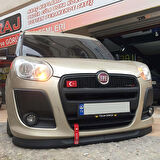 Fiat Doblo 3 2011-2014 Uyumlu H lip Esnek Ön Lip 2 Parça Karlık Ön Ek Tampon Altı Dil