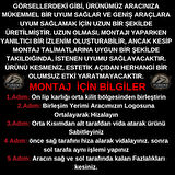 Ford Focus 2,5 2008-2011 Uyumlu H lip Esnek Ön Lip 2 Parça Karlık Ön Ek Tampon Altı Dil