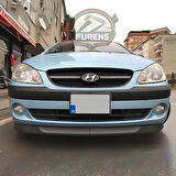 Hyundai Getz 2001-2011 Uyumlu H lip Esnek Ön Lip 2 Parça Karlık Ön Ek Tampon Altı Dil