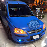 Opel Combo 2002-2014 Uyumlu H lip Esnek Ön Lip 2 Parça Karlık Ön Ek Tampon Altı Dil