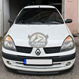 Renault Clio 2 Symbol Hb Sedan 1998-2008 Uyumlu H lip Esnek Ön Lip 2 Parça Karlık Ön Ek Tampon Altı Dil