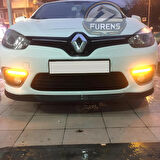 Renault Fluence 2009-2012 Uyumlu H lip Esnek Ön Lip 2 Parça Karlık Ön Ek Tampon Altı Dil