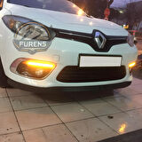 Renault Fluence 2009-2012 Uyumlu H lip Esnek Ön Lip 2 Parça Karlık Ön Ek Tampon Altı Dil