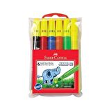 Faber Castell Jumbi 42 Keçeli Kalem 6 Renk 30642