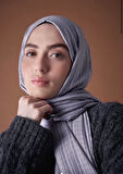 modakaşmir misto pamuk gri buz renk şal,