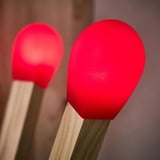 IKEA STRÅLA LED'li yer lambası , bej-kırmızı, 67 cm 