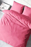 NİVEMESHOME ŞEKER PEMBE %100 PAMUK ÇİFT KİŞİLİK NEVRESİMTAKIMI