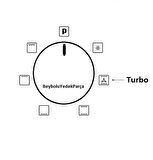 Renno Kademe Anahtarı 6 + off konumlu 12 Uç Fırın Şalteri Düğme
