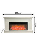 Dlc 1175 1800 Watt Dekoratif Elektrikli Şömine