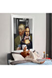 Mona Lisa'yı Rehin Alan Van Gogh Duvar Örtüsü-7761