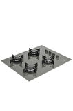 YENİ GRİ ÜÇLÜ BUHAR DESTEKLİ CAM ANKASTRE SET (AFC 340 G + OCD T 651 EG + ADE 606-2 G)