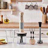 Karaca Mastermaid Prosteel 1500w Blender Seti Soft Cream-ınox