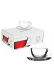 Paşabahçe 97948 basic cam çay fincanı - çay fincanı seti 12 parça