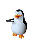 vintage madagaskar orijinal penguen figür oyuncak & 12 cm