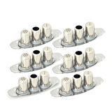 Omnisoft Küçük Boy Gondol Tuzluk Takımı Paslanmaz Çelik 6 Adet