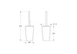 VitrA Eternity A4432239 Tuvalet Fırçası, Siyah