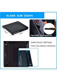 ANAWAY SHOPPİNG Harici USB 3.0 Taşınabilir CD DVD Yazıcı Okuyucu Windows Mac Dizüstü Masaüstü Bilgisayar