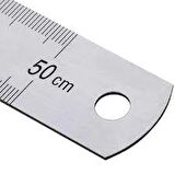 Art tone Profesyonel Metal Çelik Cetvel - 50cm