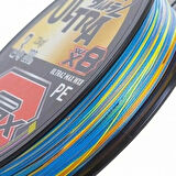 YGK X049 ULTRA 2 MAX PE WX8 300M 6.8KG 0.14 MULTICOLOR