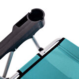 Argeus Bardaklıklı Piknik ve Kamp Sandalyesi 140KG Taşıma Renk: Deniz