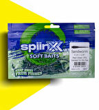 Spiinx Sandworm Lrf Silikon 6Cm 18P Renk: Pearl Green