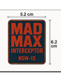 Ninebot Zt3 Pro Uyumlu Mad Max Interceptor Nsw- 13 Figürlü  Elektrikli Scooter Aksesuar Dekor Plaka