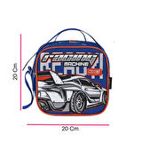 Muggle 3 Bölmeli Racing Machine Okul Çantası + Termoslu Beslenme Çantası