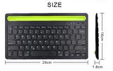 Sunix KYB01 PC/Laptop/Android/iOS Uyumlu Bluetooth Kablosuz Standlı Klavye Türkçe Q