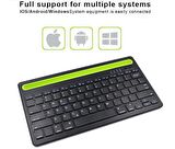 Sunix KYB01 PC/Laptop/Android/iOS Uyumlu Bluetooth Kablosuz Standlı Klavye Türkçe Q