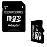 16 Gb Micro SD Adaptör Dahil Hafıza Kartı Concord C-M16