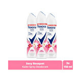 Rexona Kadın Sprey Deodorant Sexy Bouquet Üstün Koruma 150 ml x 3 Adet